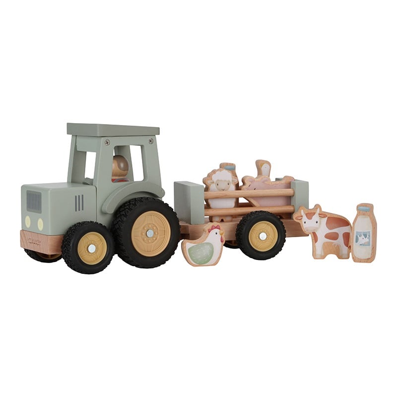 Tracteur avec remorque Little Farm - Toys