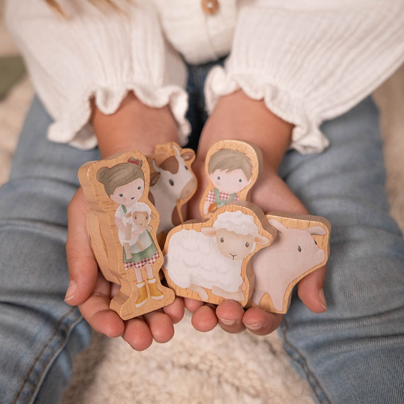 Train en Bois Little Farm - Toys