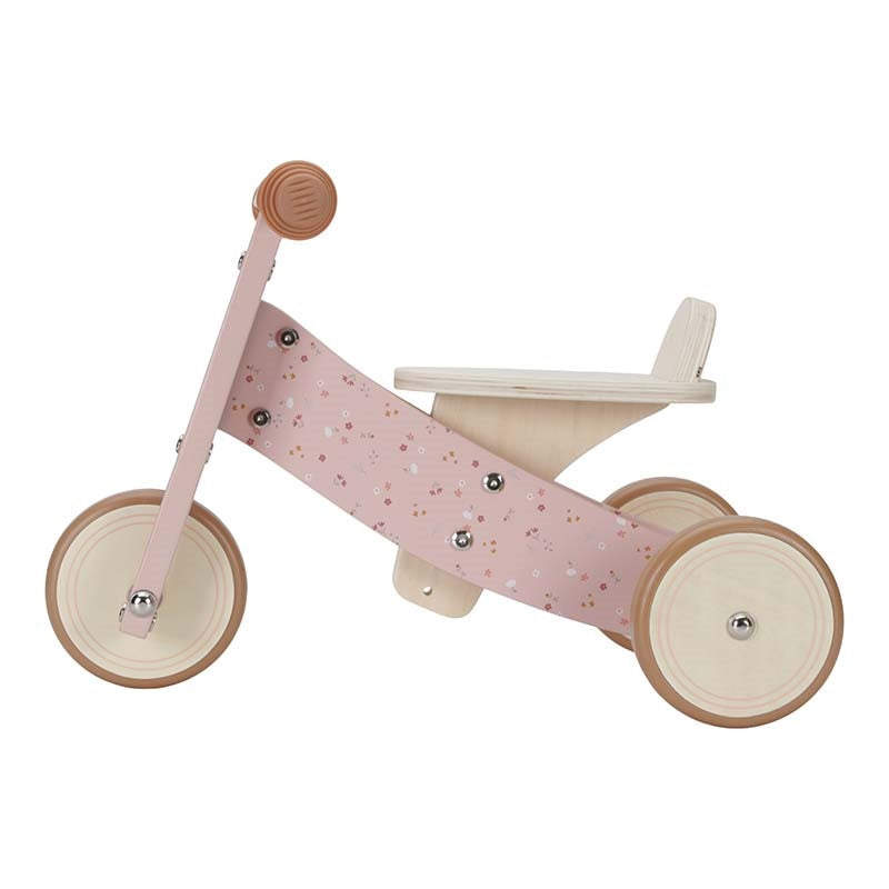 Tricycle en bois rose - Toys