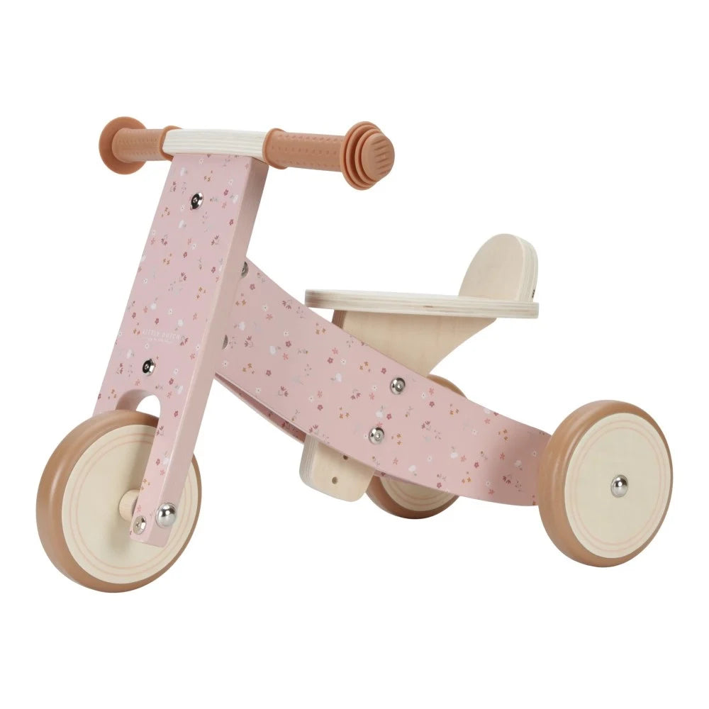 Tricycle en bois rose - Toys
