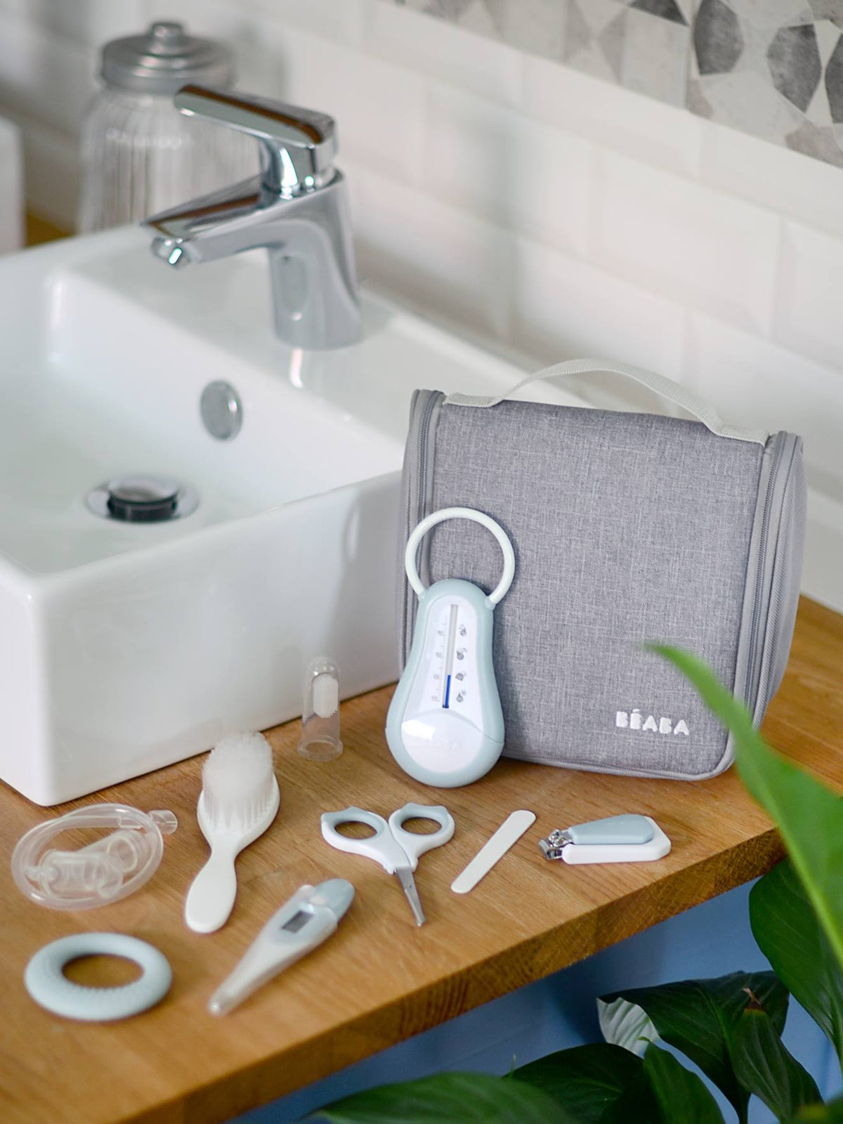 Trousse de toilette grey-blue - Soin bébé