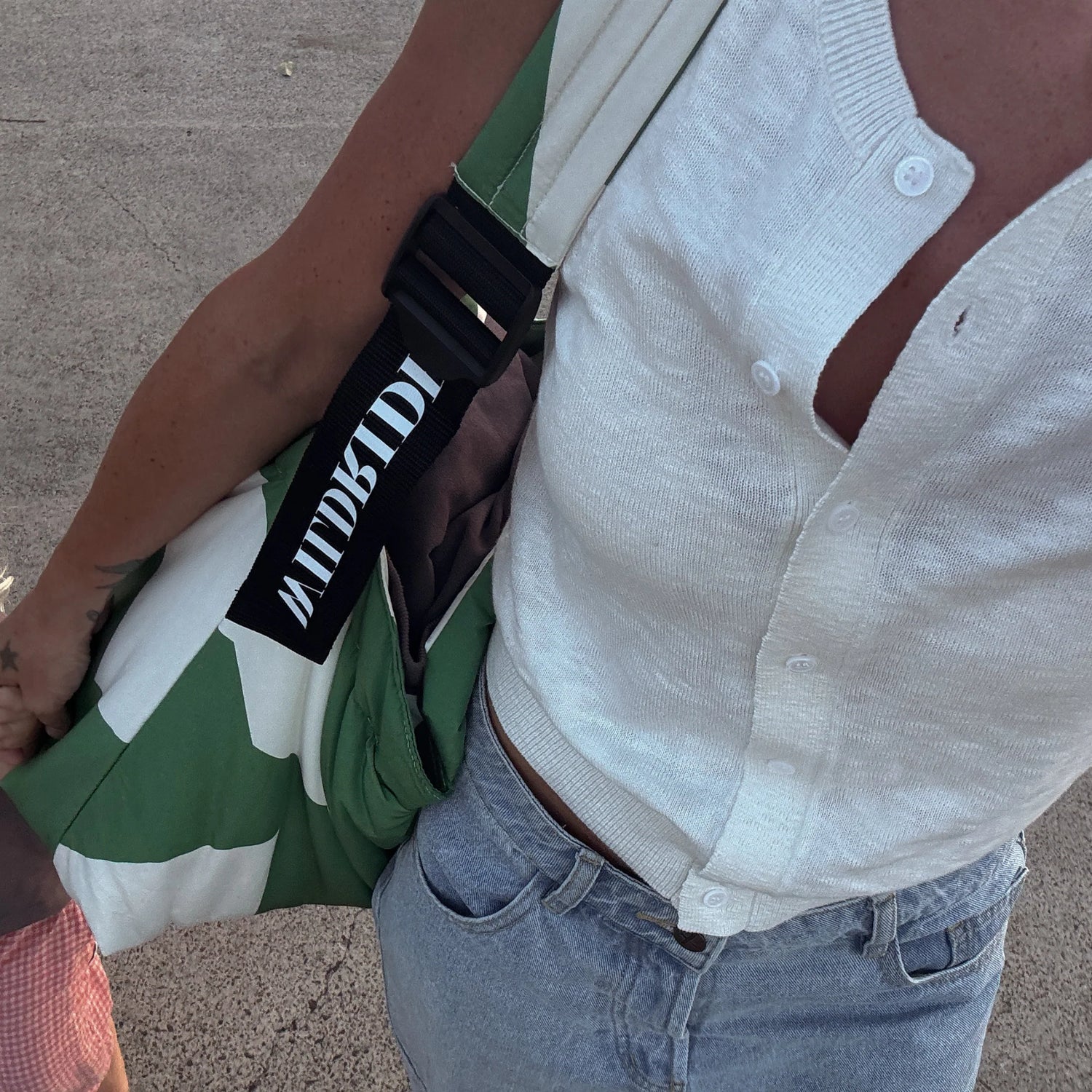 Sac à Langer Épaule Maman Grafique Green liste 