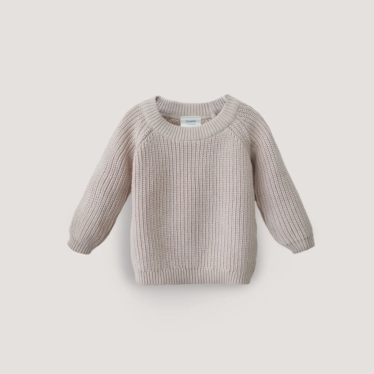 Chunky Knit – Pullover – beige (6–9 Monate)