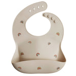 Bavoir silicone Rainbows - Repas bébé