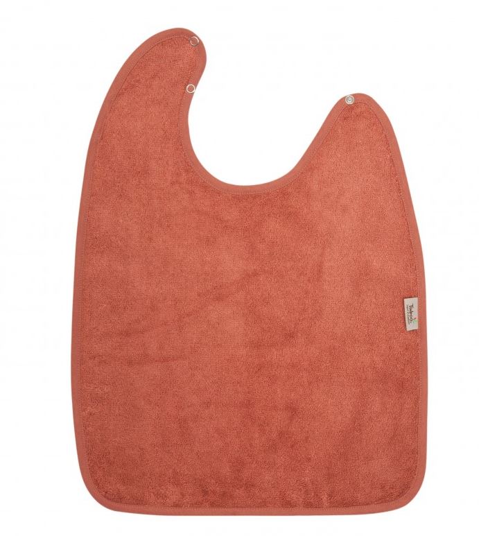 Bavoir XXL en bambou (divers coloris) - Apricot Blush -