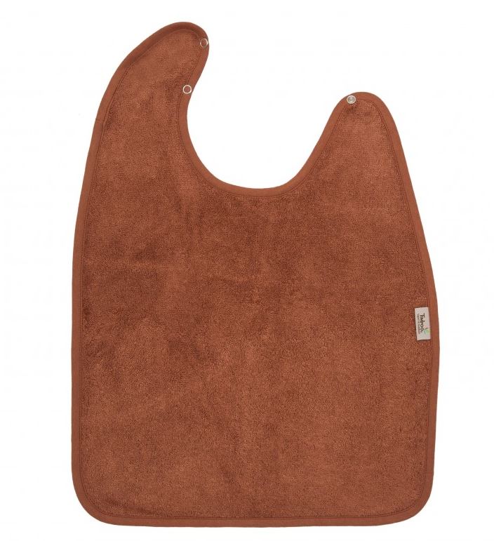 XXL-Lätzchen aus Bambus (verschiedene Farben  – Hazel Brown – Lätzchen