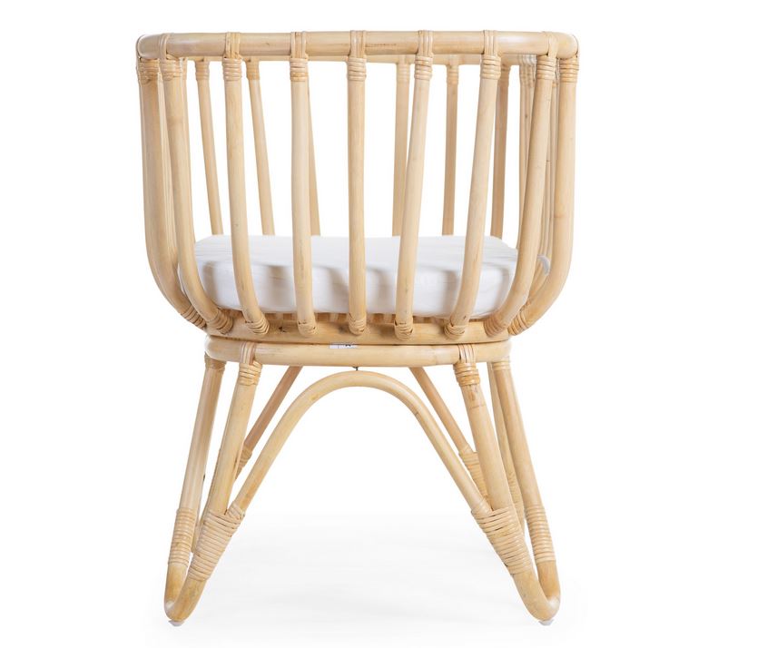 Berceau rotin rectangulaire - 90x50x70 cm + matelas -