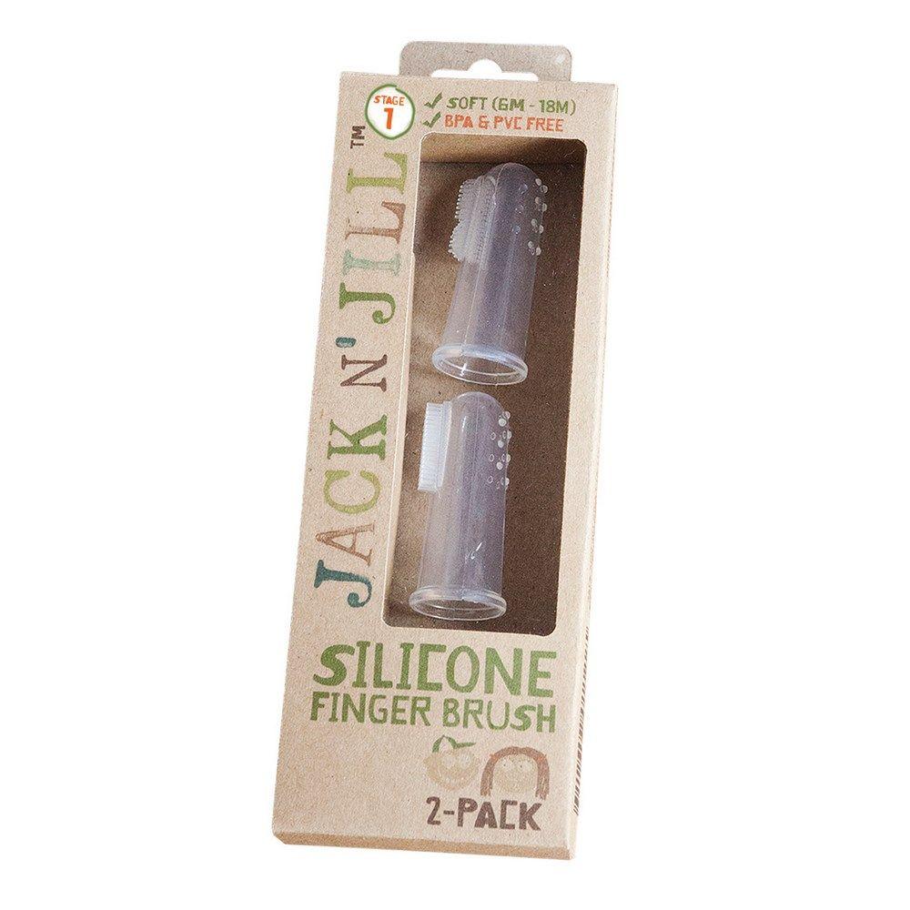 Brosse à dents à doigt silicone 6 à 12 mois - Soin bébé