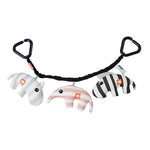 Aktivitätenkette für rosa Kinderwagen – Spielzeug