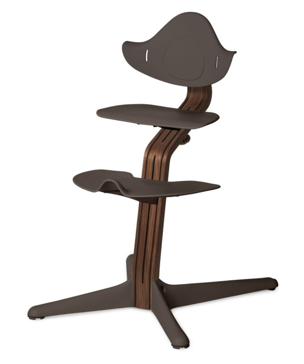 Chaise haute Nomi noyer naturel (divers coloris) - Café -