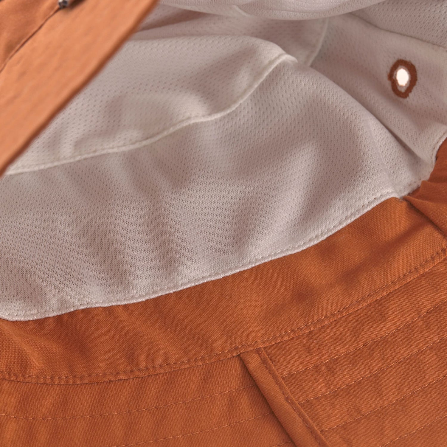 Chapeau anti-UV bébé (Bob) caramel (divers tailles) -