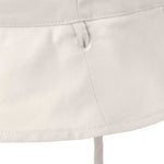 Chapeau anti-UV Rayés blanc cassé pêche (divers tailles) -