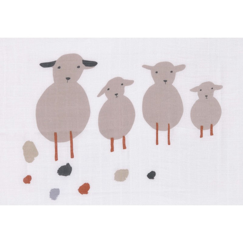 Lange mousseline L (3 pcs) Tiny Farmer - Accessories