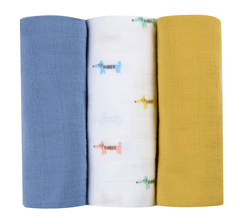 LOT DE 3 LANGES EN COTON TECKEL - Tétra