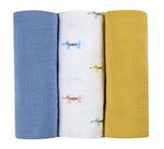 LOT DE 3 LANGES EN COTON TECKEL - Tétra