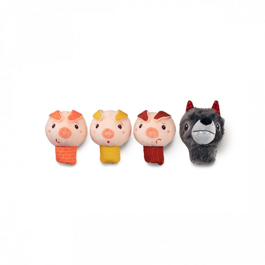 Marionnettes à doigts 3 petits cochons - Toys