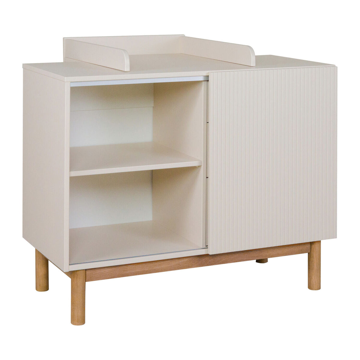 Mood – Kommode mit Tür + 3 Schubladen – Clay – Möbel