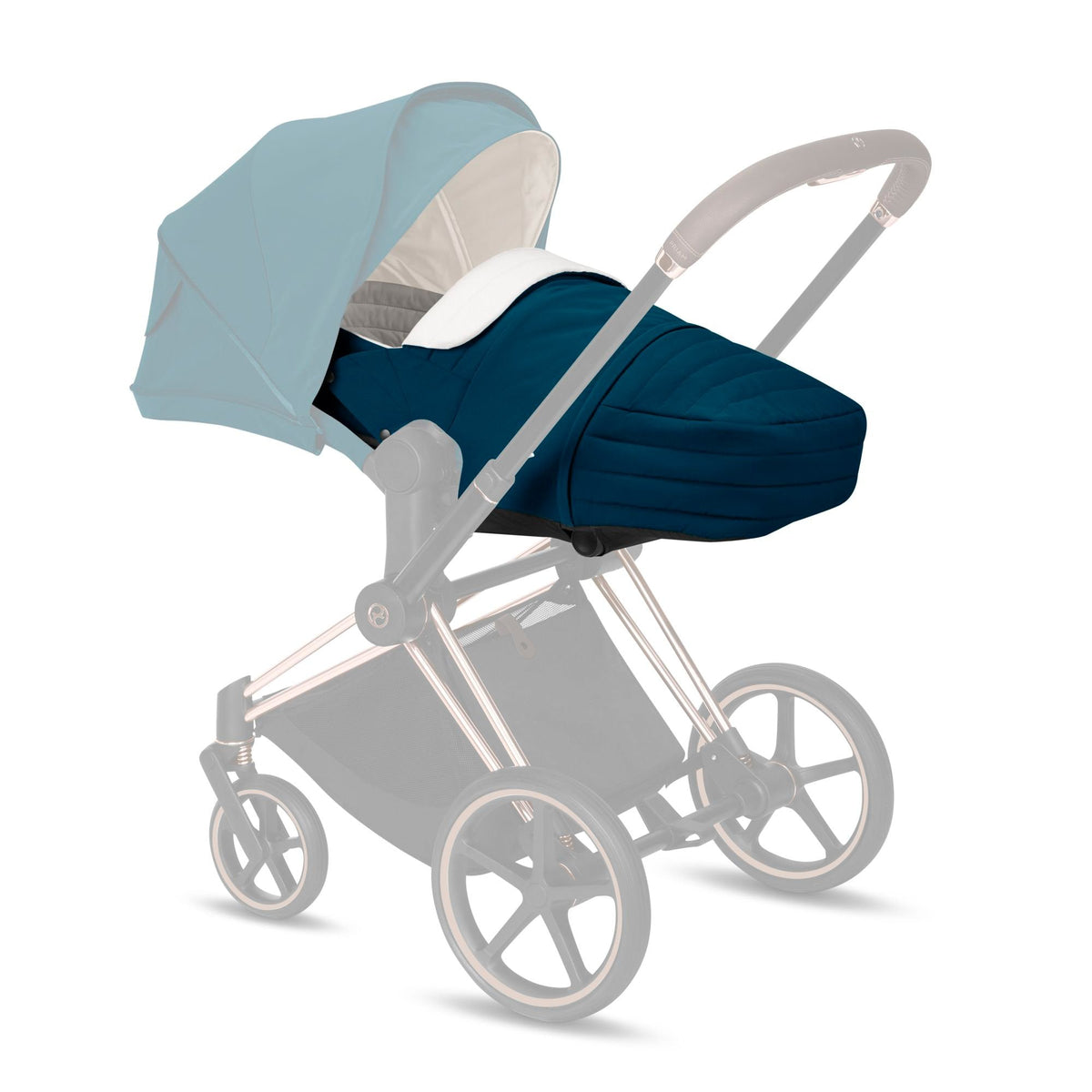 Priam / Mios Lite Cot - Mountain Blue - Voyage bébé