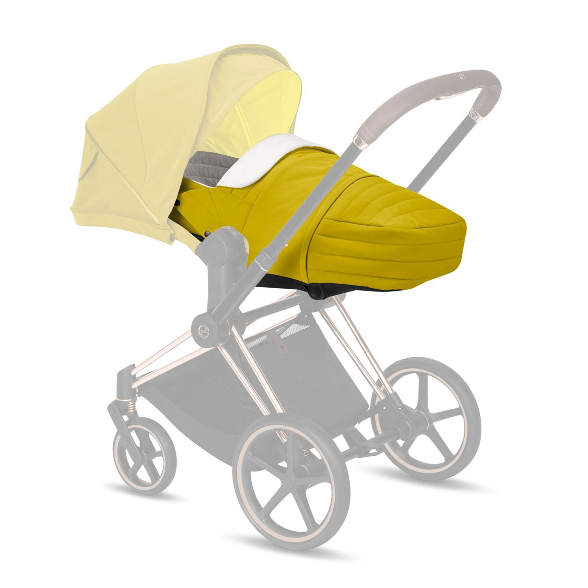 Priam / Mios Lite Cot - Mustard Yellow - Voyage bébé