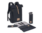 Sac à dos à langer Rolltop bleu nuit - Voyage bébé