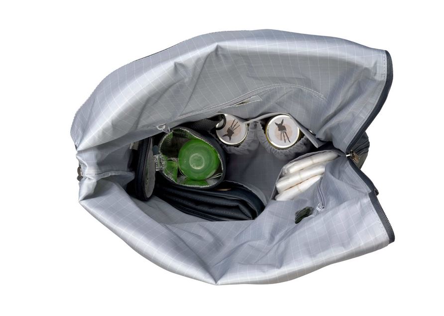 Sac à dos à langer Rolltop bleu nuit - Voyage bébé