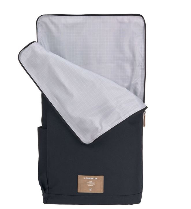 Sac à dos à langer Rolltop bleu nuit - Voyage bébé