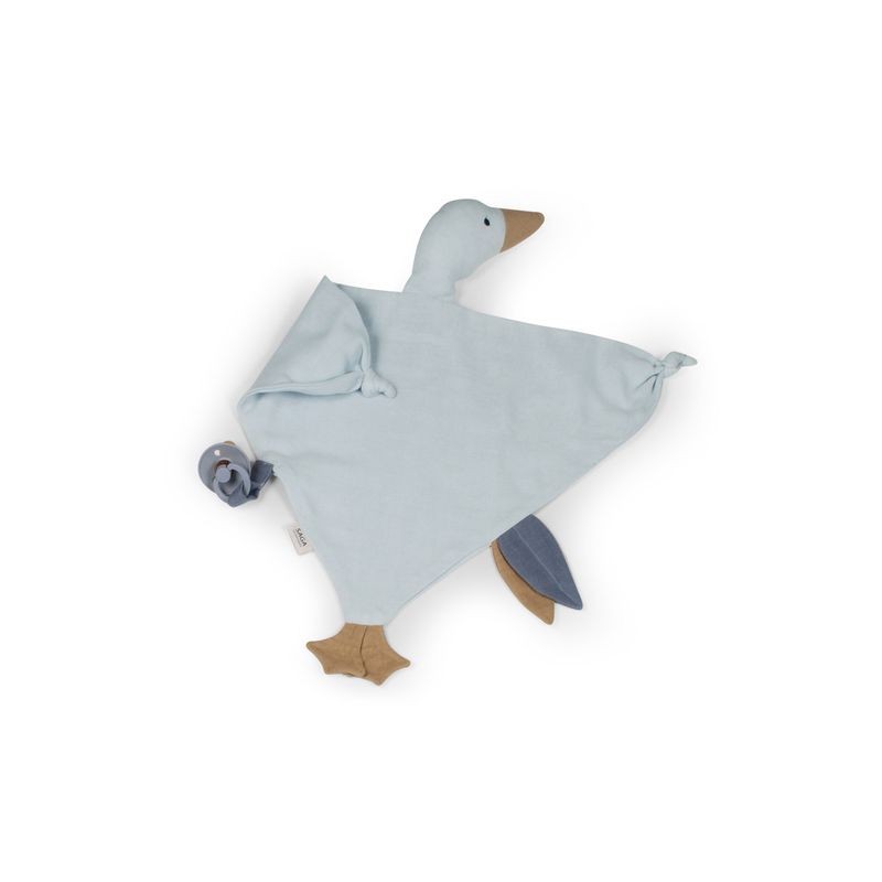 SAGA Doudou Goose - (divers coloris) - Ice Blue - Doudou