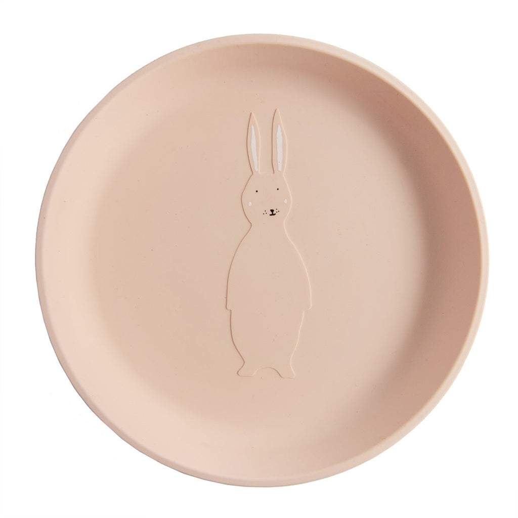 Silicone plate - (divers coloris) - Mrs. Rabbit -