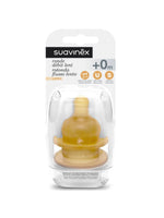 SX - TEETS - Zuigspeen - Latex - Rond - slow flow - 2 stuks