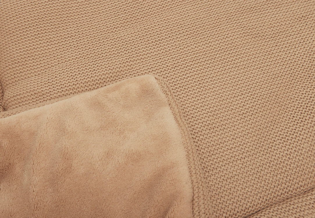 Laufgittermatte 80 x 100 cm Basic Knit Nougat